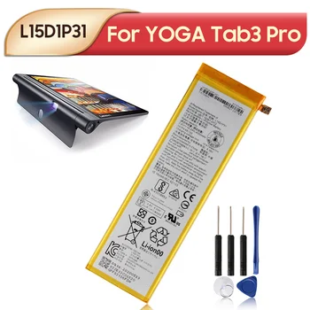 Originalaus Tablet Akumuliatorius L15D1P31 Lenovo JOGOS Tab3 Pro X5-Z8550 X5-Z8500 Baterija 4000mAh