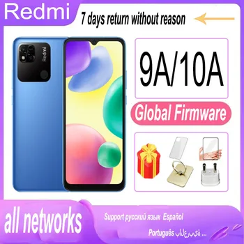 Xiaomi Redmi 9A 10A 6GB 128GB Pasaulio Versija Išmanusis Telefonas MTK Gel G25 Octa Core 32 Mobiliojo Telefono Specialus Pasiūlymas