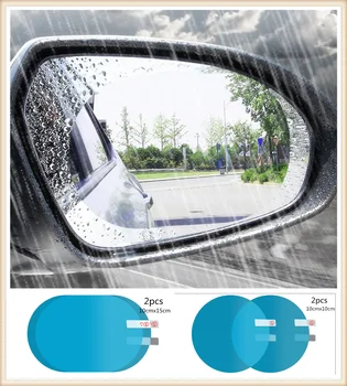 Automobilio formos galinio vaizdo veidrodėlis lietaus plėvelė anti-rūko pasta apsaugos vizija Mercedes Benz GLS63 GLS GLE43 B55 Fotografavimo S400 ML450