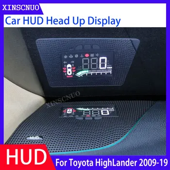 Toyota HighLander 2009-2019 2020 2021 2022 Automobilio Elektroninių HUD Head Up Display OBD Ore Kompiuteris, Spidometras Projektorius