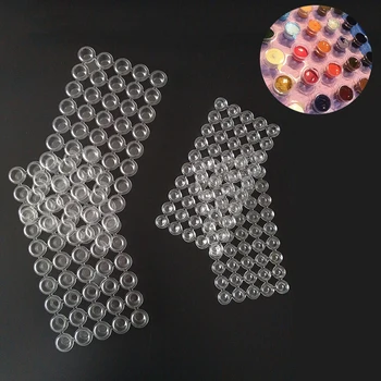 Vienkartiniai Plastikiniai Rašalo Taurės Microblading Tiekia Didmeninės/Tatuiruotė Pigmento Taurės Nešiojamų Pigmento Puodeliai/Antakių Tatuiruotė Priedai