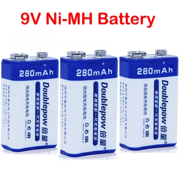 9V 6F22 Ni-MH Baterija 9V daugkartinio Įkrovimo Baterija Multimetras Dūmų Signalizacijos Metalo Detektorius Mikrofonas 9V NiMH Įkraunamos Baterijos