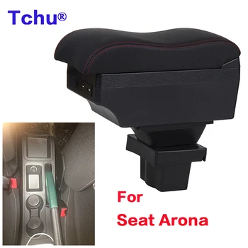 Už Sėdynės Arona porankiu langelį Sėdynės Arona automobilio sėdynėje dėžutės Vidaus modifikacijos USB įkrovimo Peleninę Automobilių Reikmenys