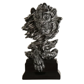 Liūtas Ornamentas, Dekoratyvinės Statulos, Namų Dekoro Kambarį Apdailos Dervos Figūrėlės Interjero Biuro stalas Skulptūra Priedai