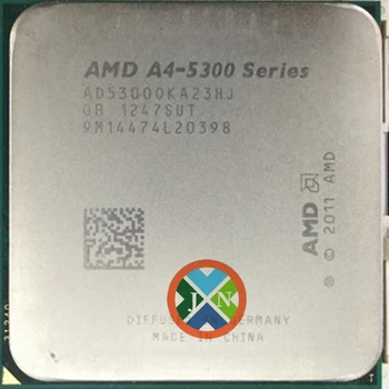 AMD A4-Series A4-5300 A4 5300 A4 5300K A4 5300B 3.4 GHz, Dual-Core CPU AD530BOKA23HJ / AD5300OKA23HJ Socket FM2