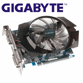 GIGABYTE GTX 650 1GB Vaizdo plokštė 128 bitų GDDR5 Grafinės Kortos nVIDIA Geforce GTX650 1GB HDMI Dvi VGA, Kortelių Pardavimo N650 Panaudota
