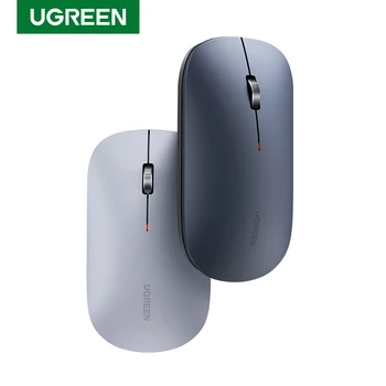 UGREEN Pelės Silent Wireless Mouse 4000 DPI Kompiuterių Nešiojamas PC Peles Souris Sans Fil 3cm Plonas Plonas Tylus 2.4 G bevielė Pelė