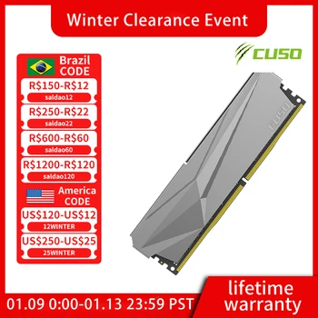 CUSO ddr4 ram atminties 8GB 16GB 2666MHz 3000MHz Desktop Memory DIMM su Šilumos Kriaukle Žaidimų memoria ram PC