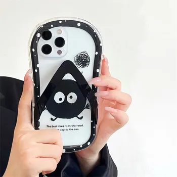 Japonija Korėja Mielas Briketai 3D Flip-flops Telefono dėklas Skirtas IPhone Pro 13 12 11 Pro Max Animacinių filmų Šlepetės atsparus smūgiams Minkštas Galinį Dangtelį