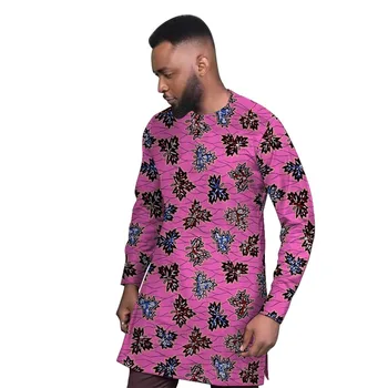 Nigerijos Drabužiai, vyriški Ilgi Marškinėliai Modernus Dizainas Dashiki Viršūnes Pritaikyti Afrikos Vestuves Apranga